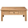 vidaXL Coffee Table 100x60x43.5 cm Solid Pine Wood Panama Range