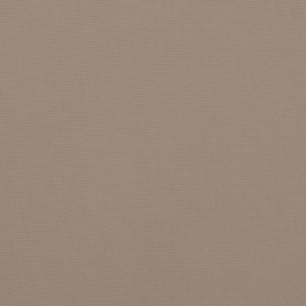 vidaXL Garden Lowback Chair Cushions 2 pcs Taupe 100x50x3 cm Oxford Fabric