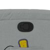 vidaXL Massage Recliner Chair Light Grey Fabric