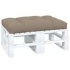 vidaXL Pallet Cushion Taupe 120x80x12 cm Fabric