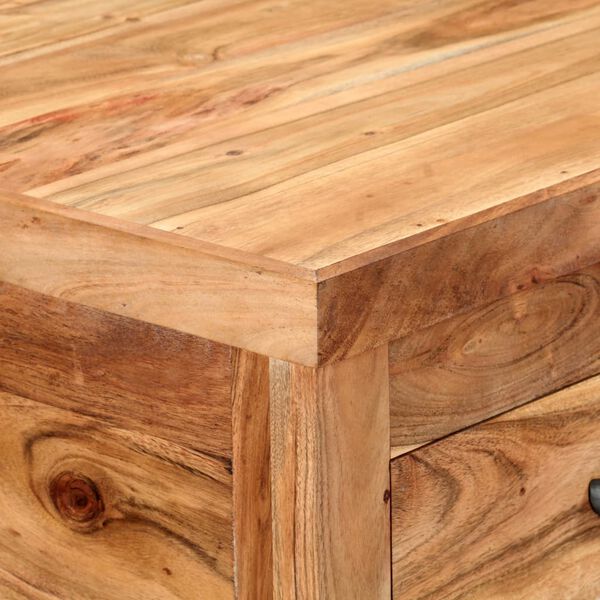 vidaXL Kitchen Trolley 58x58x89 cm Solid Acacia Wood