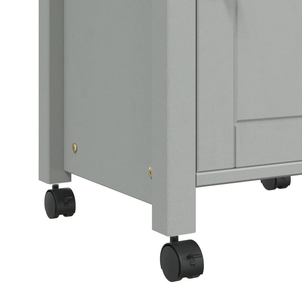 vidaXL Kitchen Trolley MONZA 48x40x90 cm Solid Wood Pine