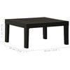 vidaXL 2 Piece Garden Lounge Set with Cushions Plastic Grey