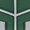 vidaXL Party Tent with 4 Mesh Sidewalls Green 3x3 m HDPE