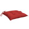 vidaXL Chair Cushions 2 pcs Red 40x40x7 cm Oxford Fabric