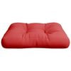 vidaXL Pallet Cushion Red 50x50x12 cm Fabric