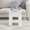 vidaXL Coffee Table High Gloss White 40x40x42 cm Engineered Wood