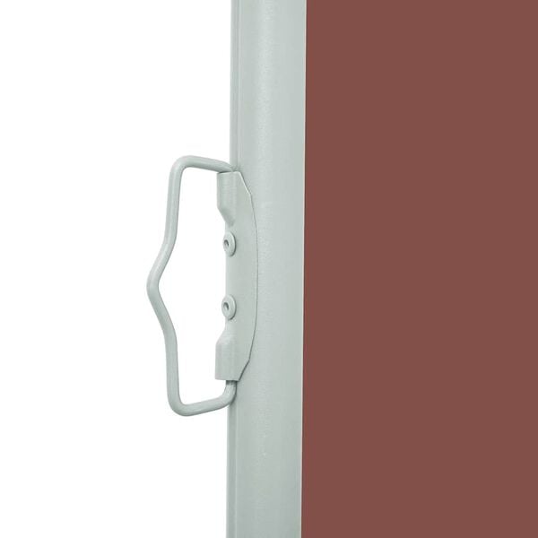 vidaXL Retractable Side Awning 120 x 300 cm Brown