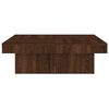 vidaXL Coffee Table Brown Oak 90x90x28 cm Engineered Wood