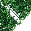 vidaXL Artificial Shrub Leaf Fence&nbsp;24 pcs Green 50x50 cm