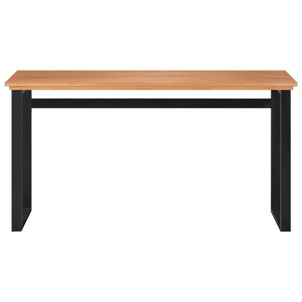 vidaXL Desk 120x45x75 cm Solid Wood Teak