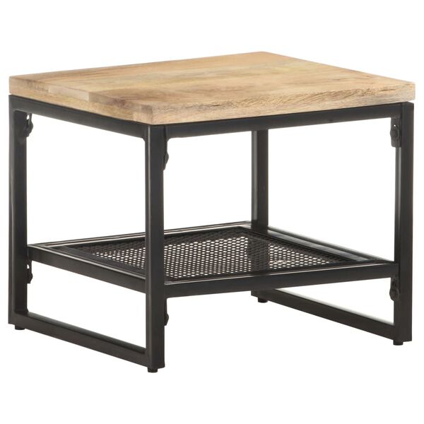 vidaXL Side Table 40x40x35 cm Solid Mango Wood