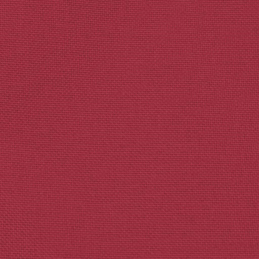 vidaXL Tub Chair with Footstool Wine Red Fabric