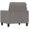 vidaXL Sofa Chair Light Grey 60 cm Fabric