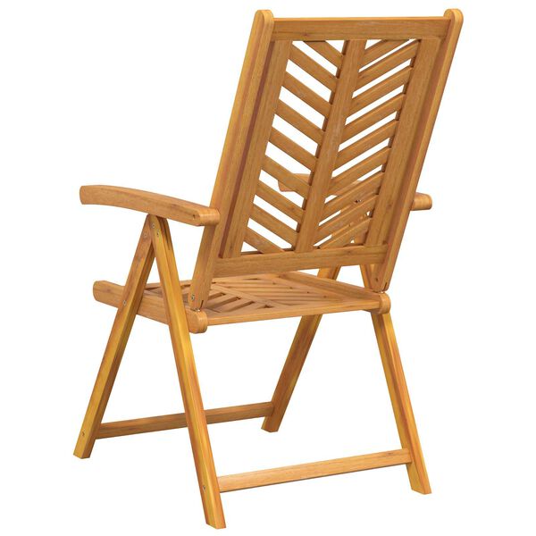 vidaXL Reclining Garden Chairs 4 pcs Solid Wood Acacia