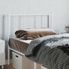 vidaXL Metal Headboard White 100 cm