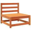 vidaXL Garden Sofa Armless Wax Brown 70x70x67 cm Solid Wood Pine