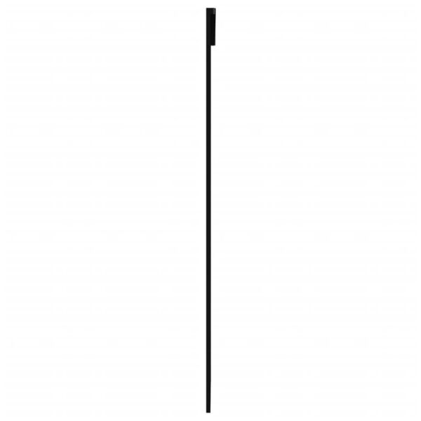 vidaXL Sliding Door ESG Glass and Aluminium 102x205 cm Black