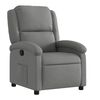 vidaXL Recliner Chair Dark Grey Fabric