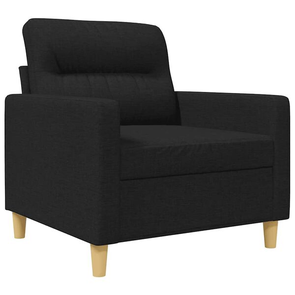 vidaXL Sofa Chair Black 60 cm Fabric