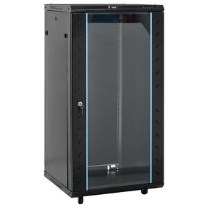 vidaXL 22U Network Cabinet with Swivel Feet 19" IP20 60x60x120 cm
