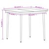 vidaXL 5 Piece Garden Dining Set Oak