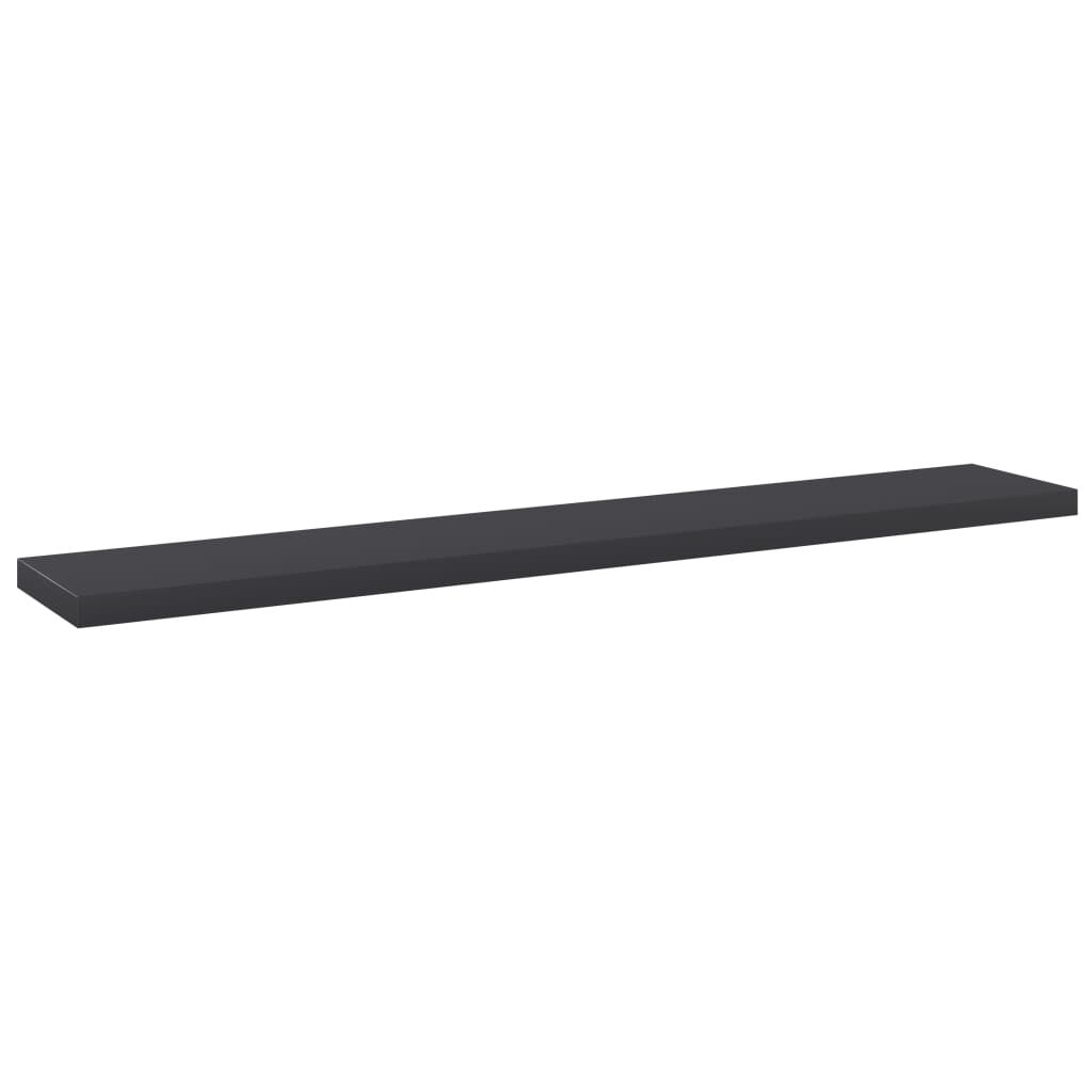 vidaXL Bookshelf Boards 4 pcs Grey 60x10x1.5 cm Engineered Wood