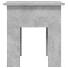 vidaXL Coffee Table Concrete Grey 40x40x42 cm Engineered Wood