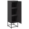 vidaXL Highboard Black 36x39x123 cm Steel