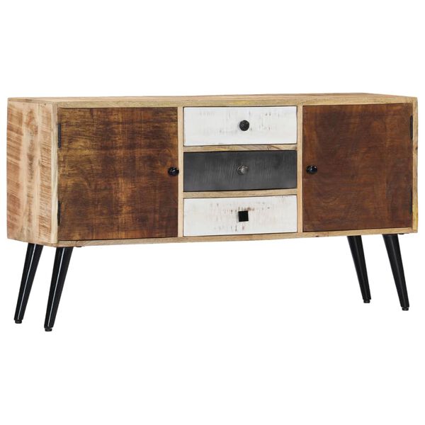 vidaXL Sideboard 118x30x62 cm Solid Mango Wood