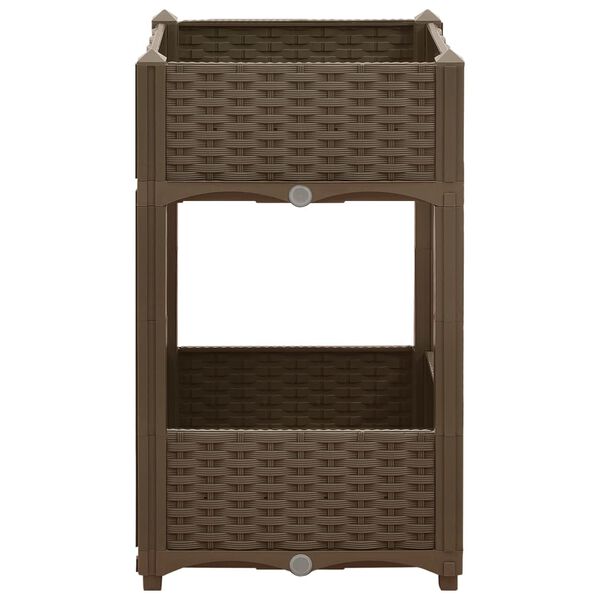 vidaXL Raised Bed 40x40x71 cm Polypropylene