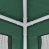 vidaXL Party Tent with 6 Mesh Sidewalls Green 3x6 m HDPE