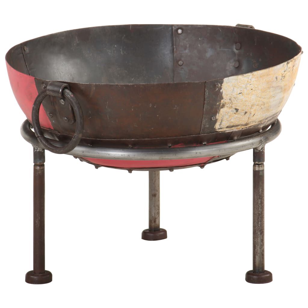 vidaXL Colourful Rustic Fire Pit Ø 40 cm Iron