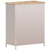 vidaXL Sideboard 60x35x75 cm Rough Mango Wood & Iron