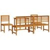 vidaXL Garden Bistro Set 5 pcs Brown Solid Acacia Wood