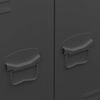 vidaXL Industrial Wardrobe Anthracite 67x35x107 cm Steel