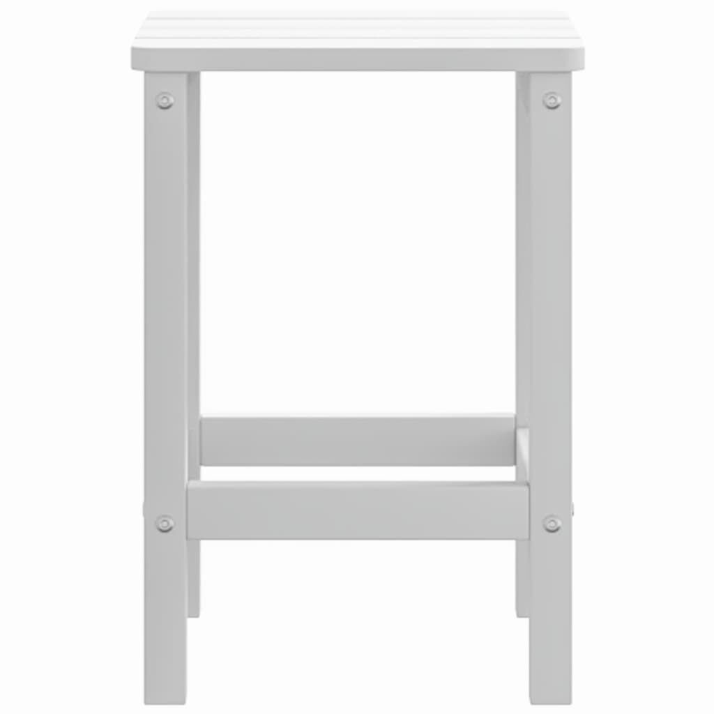 vidaXL Garden Adirondack Table White 38x38x46 cm HDPE