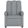 vidaXL Electric Massage Recliner Chair Light Grey Fabric