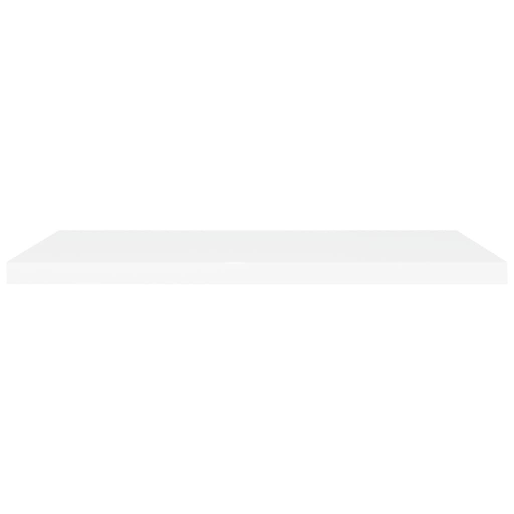 vidaXL Floating Wall Shelves 4 pcs White 90x23.5x3.8 cm MDF
