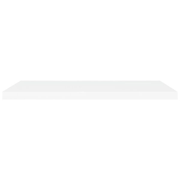 vidaXL Floating Wall Shelves 4 pcs White 90x23.5x3.8 cm MDF