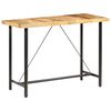 vidaXL Bar Table 150x70x107 cm Rough Mango Wood
