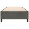 vidaXL Box Spring Bed Frame Dark Grey Twin Velvet (US Only)