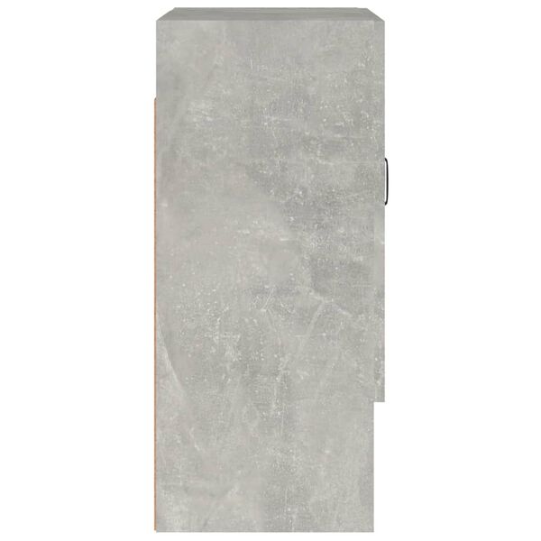 vidaXL Wall Cabinet Concrete Grey 60x31x70 cm Engineered Wood