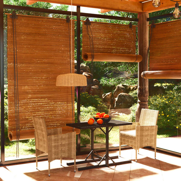 vidaXL 3 Piece Garden Dining Set Beige