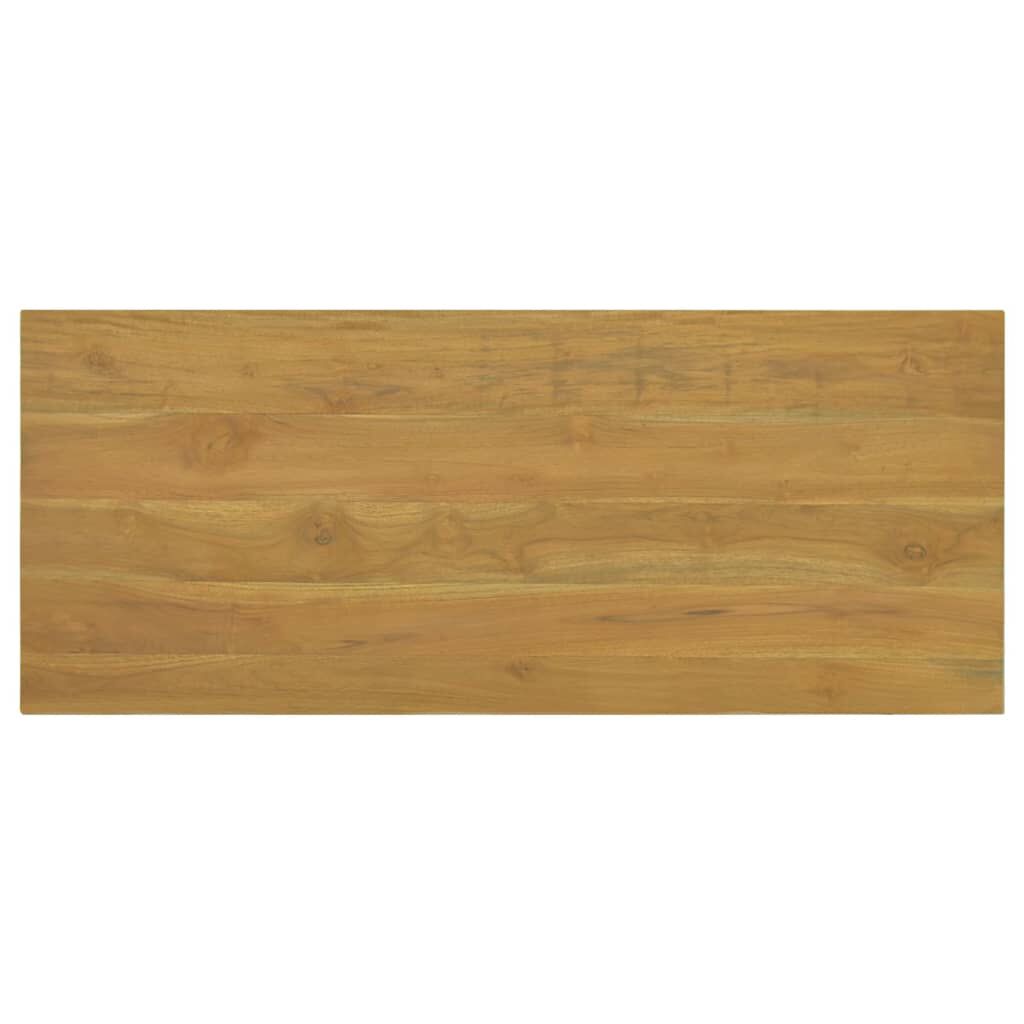 vidaXL Wall-mounted Bathroom Cabinet 110x45x30 cm Solid Wood Teak