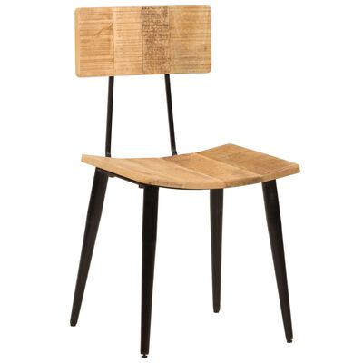 vidaXL Dining Chairs 2 pcs 44x40x80 cm Solid Wood Mango