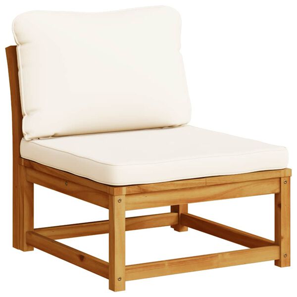 vidaXL 5 Piece Garden Lounge Set with Cushions Solid Wood Acacia