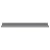 vidaXL Wall Shelves 4 pcs Grey 80x9x3 cm