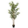 vidaXL Artificial Bamboo Tree 1380 Leaves 200 cm Green
