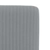 vidaXL Dining Chairs 2 pcs Light Grey Fabric